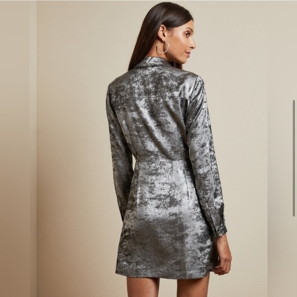 Ted Baker London Metallic Shirt Dress - Picture 4 of 16